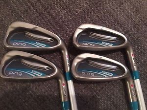 NICE PING RHAPSODY 7-PW IRON SET W/ PING ULT220 LITE FLEX SHAFT image 1