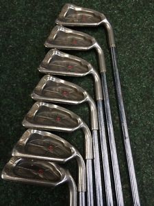 Ping ISI Beryllium Nickel Irons 4-PW Red Dot ZZ65 Shafts R/H image 1