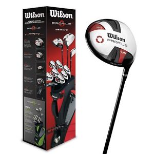 Wilson Profile VF Steel Mens Left Hand Complete Golf Package  &amp; Standbag bag image 1