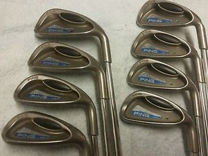 Ping G2 irons 4-Si. Reg AWT shafts. PGA pro seller image 1