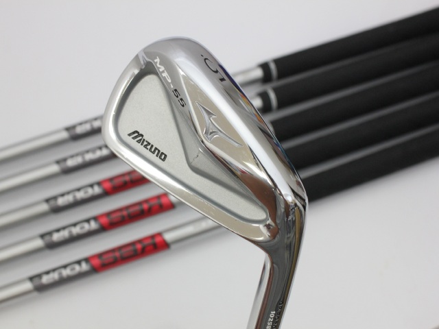 Used[B] Golf Mizuno MP-55 Iron set KBS Tour C-TAPER110 Regular Men B8W image 1