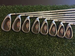 NICE Callaway Golf 2002 BIG BERTHA Iron Set 4-10 + GW Right RH Steel UNIFLEX Men image 1