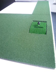 Putting mat with Puttingbahn, Pro Quality for Optishot Golf simulator, FH &amp; LH image 1