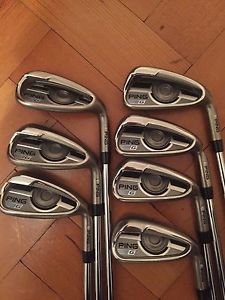 Mint Ping G Series Irons 4-PW Reg AWT2 Silver Dot +1/2" image 1