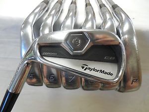 Used Lh Taylormade Tour Preferred CB Forged 4-PW Iron Set DG Regular  Flex Steel image 1
