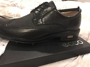 Ecco Men's New World Class Golf Shoe 12-12.5 Black/Black image 1