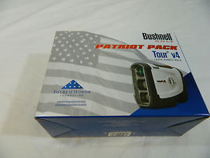 New Bushnell Tour V4 Jolt Technology Laser Golf Rangefinder V 4 Patriot Pack image 1