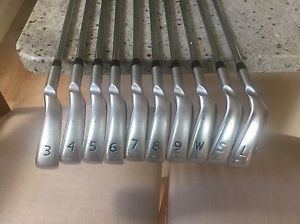 ping i20 irons -3 Iron to Lob wedge- CFS Stiff Shafts - Green Dot image 1