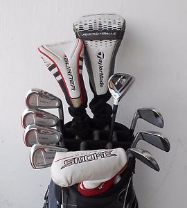 COMPLETE SET MEN'S RH TAYLORMADE MIZUNO GOLF CLUBS DRIVER FWY HYB IRON SET PTR! image 1