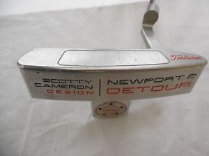 Titleist Scotty Cameron Newport 2 Detour Design 33'' Putter Used Rh image 1