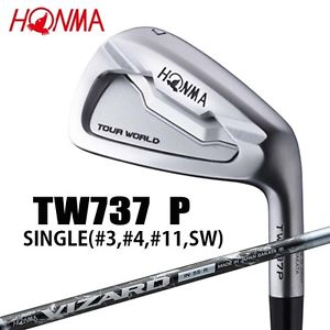 16/10 NEW RELEASE HONMA GOLF JAPAN TOUR WORLD TW737 P IRON SINGLE(#3,4,11,SW) IN image 1