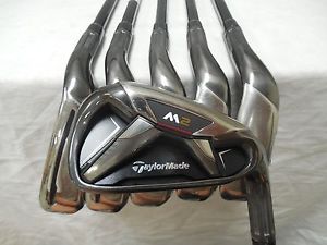 Used RH TaylorMade M2 5-PW Iron Set Taylormade M2 Regular Flex Graphite image 1
