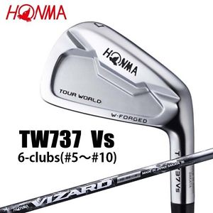 2016/10 NEW RELEASE! HONMA GOLF JAPAN TOUR WORLD TW737 Vs IRON 6-clubs(#5 - #10) image 1