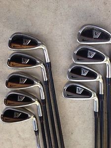 Nike Victory Red Cavity Backed Graphite Set 4-Wedge, Gap Plus Sand Irons image 1