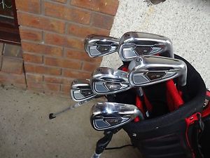 TAYLORMADE PSI IRONS 4-PW STIFF FLEX GRAPHITE SHAFTS. image 1