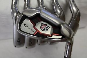 Used Wilson Staff D200 4-PW Iron Set True Temper SL 85 Regular Flex Steel RH image 1