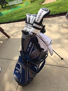 Left-handed Adams's Golf Bag + Complete Set Irons, Driver 3&amp;5Wood +Ping Putter image 1