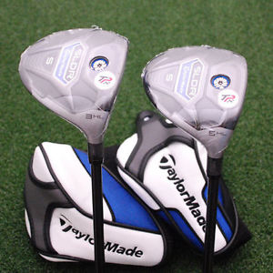 TaylorMade Golf SLDR-S 3hl &amp; 5hl - 2pc Fairway Wood Set - Graphite Regular - NEW image 1