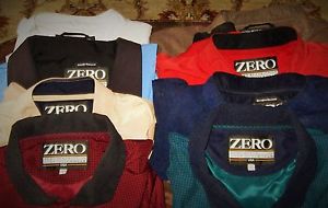 Zero Restriction 8 Piece Lot Of Vest &amp; Long Sleeve Pull-Over Golf Jackets-Large image 1