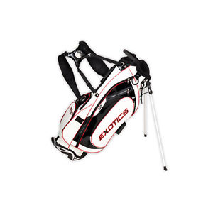 Tour Edge Exotics CB Pro Stand Bag (White/Black, 9.5" 7-way top) NEW image 1