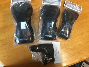 BRAND NEW 2016 Scotty Cameron BLACK ALLIGATOR HEADCOVER SET OF 4; P,D,F,U image 1