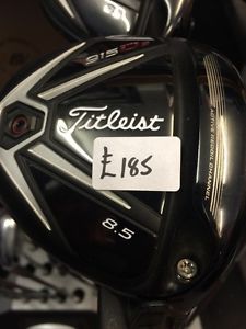 Titleist 915D3 Driver 8.5 Loft Fitted With X-Flex Shaft Used image 1