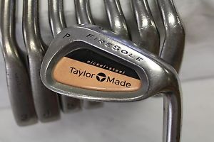 Used TaylorMade Firesole 3-PW Iron Set Bubble M-70 Senior Flex Graphite RH image 1
