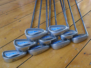 LEFT HAND PING G2 ORANGE DOT HL IRONS IRON SET 3-SW – REG STEEL – G.C image 1