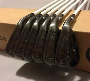 Adams XTD Irons 5-PW Ozik Program Q85 Regular Flex Graphite Golf Club Set image 1