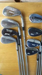 JOB LOT OF 8 WEDGES INCLUDING PING, TITLEIST, MIZUNO.  *FREE POST* image 1