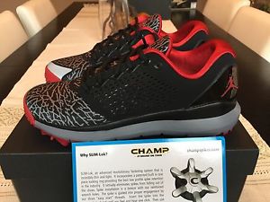 Nike Jordan Trainer ST Golf Shoes Brand New In Box Men's Sz 8 BRED Cement image 1