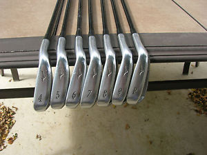 Mizuno Set of 4-PW Forged Exsar Irons  IS2 Graphite Shaft Lite Flex ( Senior)+1" image 1