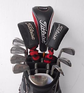 COMPLETE SET MEN'S RH TITLEIST GOLF CLUBS DRIVER FAIRWAYS IRON SET PUTTER! image 1