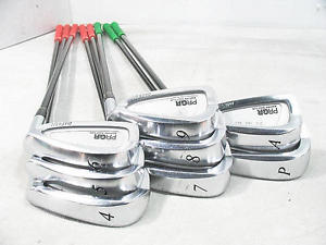 Used[B] Golf PRGR Data 811 Iron set Original carbon M-40 Men L5X image 1