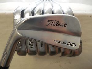 Used LH Titleist MB Forged 712 4-PW Iron Set Dynamic Gold X-Stiff Flex Steel image 1