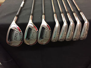 ADAMS Idea A12OS Hybrid Irons 4-G Right Graphite/Steel Regular, Head covers image 1