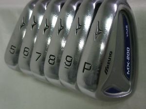 Mizuno MX-200 Irons Set 5-PW (Graphite Axis SENIOR) Forged Golf Clubs image 1