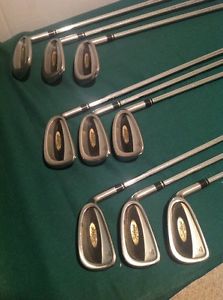 Titleist DCI 822 OS RH Steel Iron Regular Flex Irons 4-9, P,W,S (9 Clubs) image 1