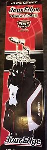 Tour Edge Reaction Complete Set Men's Right Handed Uniflex Shafts 15 Piece Set image 1