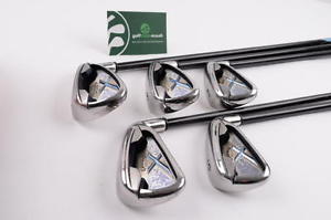 LADIES CALLAWAY X-20 IRONS / 5-9 IRON / LADIES FLEX 45g GRAPHITE SHAFTS / 49008 image 1