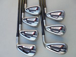 Titleist AP1 714 Iron Set Golf Club 5-P,W Right Hand Graphite Shafts Stock Grips image 1