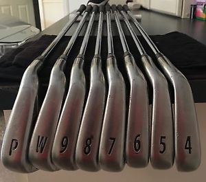 Titliest AP1 Iron set (8) , Mens R/H, 4-PW, AW - S300 Dynamic Gold steel shafts. image 1