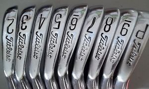 Vintage Titleist TOUR MODEL Irons 2-PW MRH NICE image 1