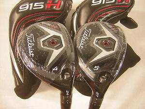 New Titleist Golf 915H Hybrid #4/#5 Blue 70 Graphite Regular Flex 2-Piece Set image 1