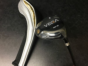 BRAND NEW VEGA RAD-03 3 WOOD - SHAFT UST MAMIYA ZEPHYR STIFF image 1