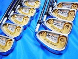 For senior R3-flex HONMA Twin Marks 2000α 2star Gold 9pc IRONS SET Golf inv image 1