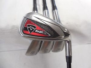 Callaway Razr Hl 7-Pw Iron Set Callaway Regular Flex Graphite Used Rh image 1