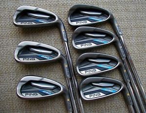 NICE Ping G30 4-PW (7 PC) Yellow Dot Iron Set CFS Steel STIFF flex image 1