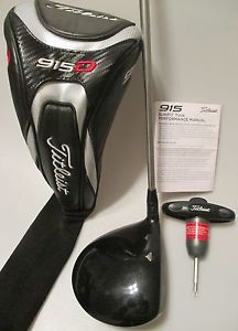 TITLEIST 915D2 Driver RH 9.5 Stiff Flex Diamana Blue S+ 60 + Headcover TooL Golf image 1