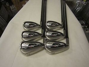 Callaway XR Iron Set - 6-PW, AW- Project X 5.5 Regular Graphite - 2* Flat - LH image 1